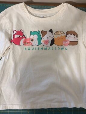 GAP Kids Squishmallow long sleeve tee shirt small/medium size 8